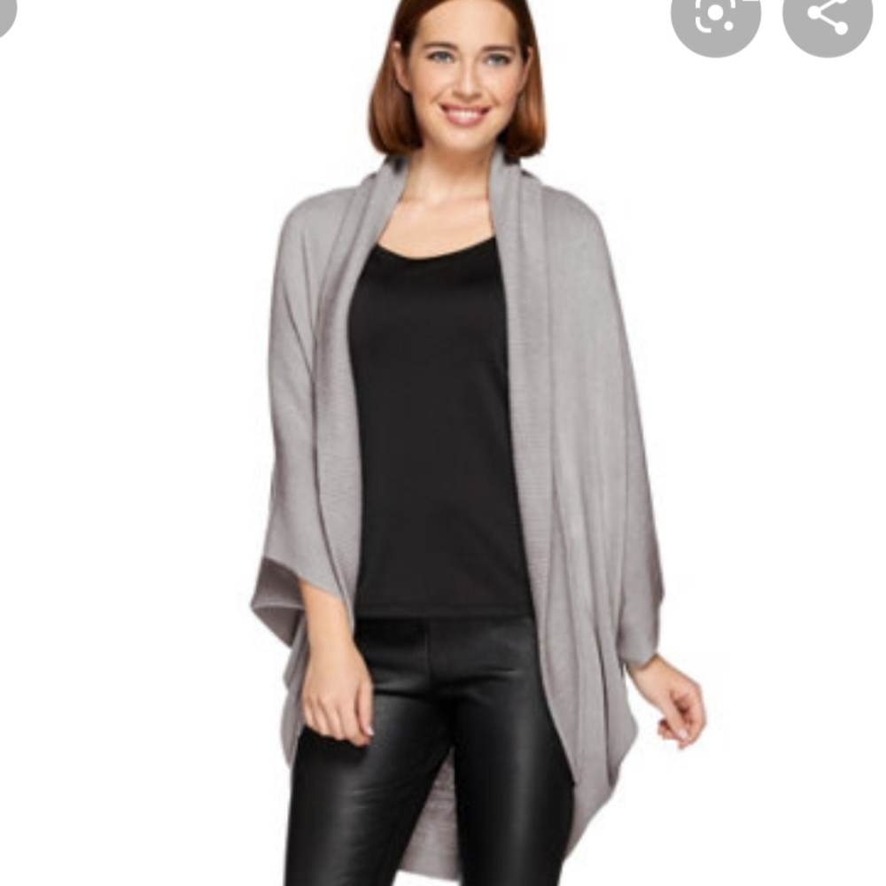 Gray super soft shrug. New in bag.